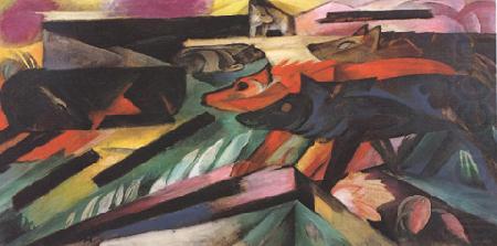 Franz Marc The Wolves (mk34) china oil painting image